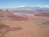 Moab - Potash ponds from Dead Horse Point