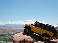 Moab - Poison Spider Mesa - Pride Rock -showing off
