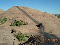 Moab -  Hell's Revenge - very steep incline