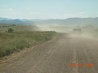 Dusty road