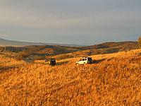 The sun is getting low now.