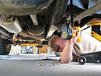 Chad drills more holes.